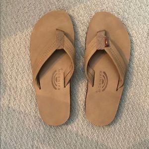 Rainbow Sandals Double Layer Sierra Brown Size M